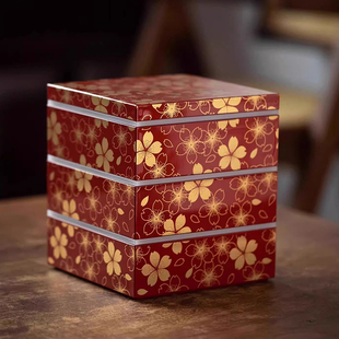 日本漆器首饰收纳盒高档精致2026年新款订婚三金结婚五金首饰盒子