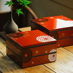 日本漆器果盘高端精致高颜值2026新款客厅茶几家用零食坚果收纳盒