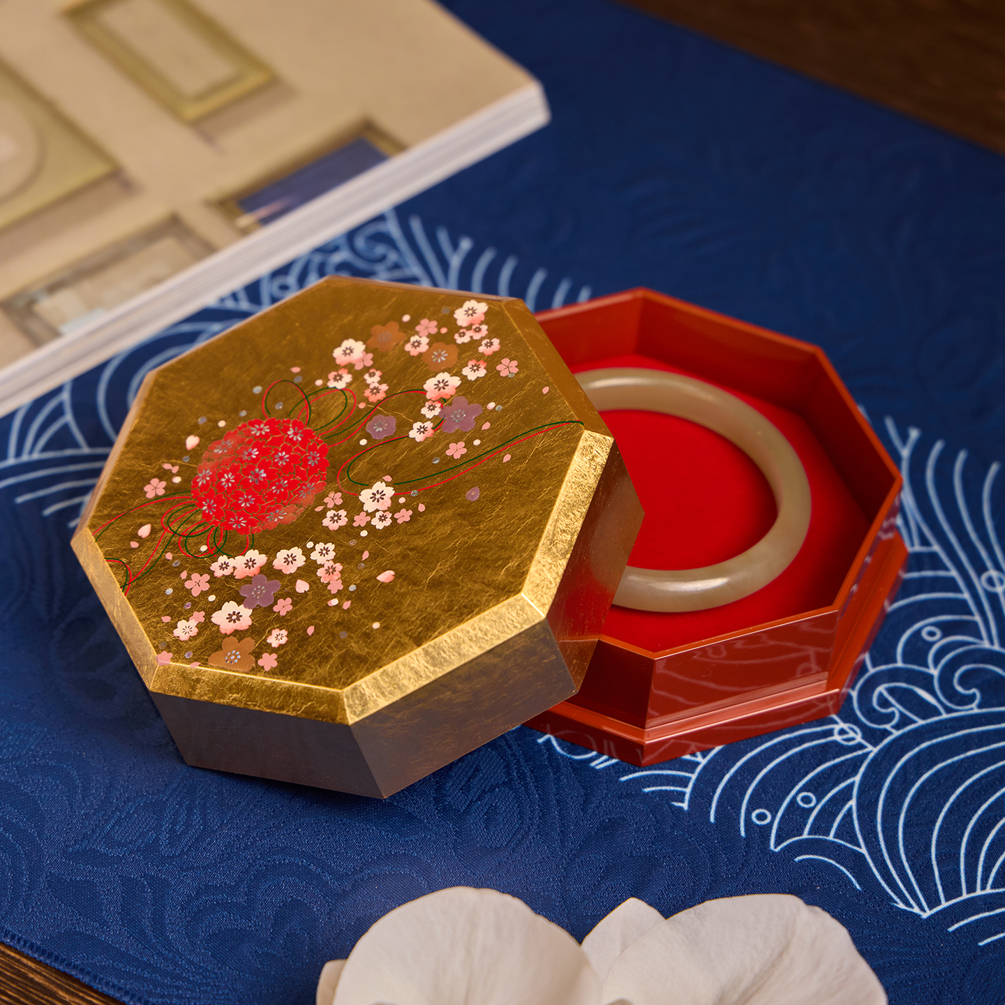 日本大漆手工艺品订婚新婚礼物