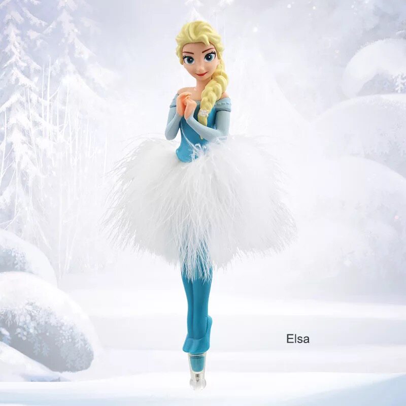 冰雪奇缘羽毛笔玩偶公主笔学生造型笔创意卡通可爱黑色圆珠笔