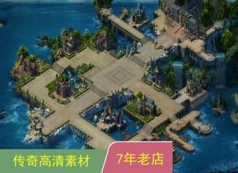 传奇GEEGOM996引擎通用传奇地图素材dt041