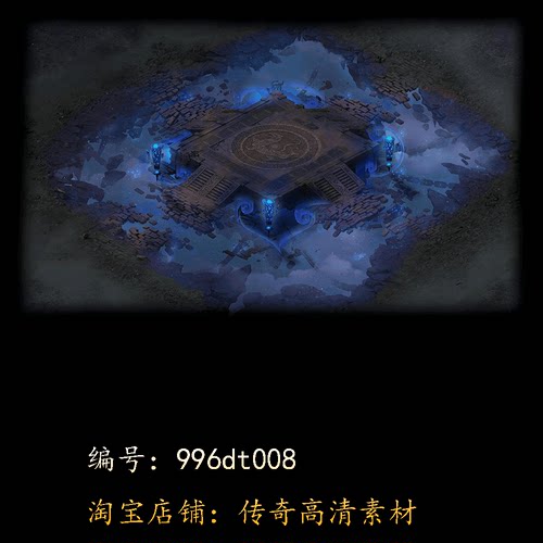 996引擎专用传奇地图全新高清真彩传奇素材复古套图dt008