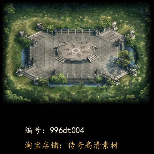996引擎专用传奇地图全新高清真彩传奇素材复古套图dt004