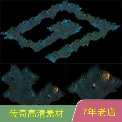 传奇GEEGOM996引擎通用传奇地图套图素材dt029