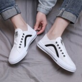 一脚蹬开车半托懒人老北京布鞋 男款 可踩脚后跟男鞋 帆布鞋 2026新款