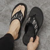 网红拖鞋 越南沙滩凉拖 防滑运动凉鞋 男夏季 外穿广东夹脚人字拖男士