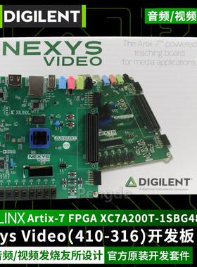 Nexys Video Digilent迪芝伦 Xilinx 200T FPGA 开发板 410-316