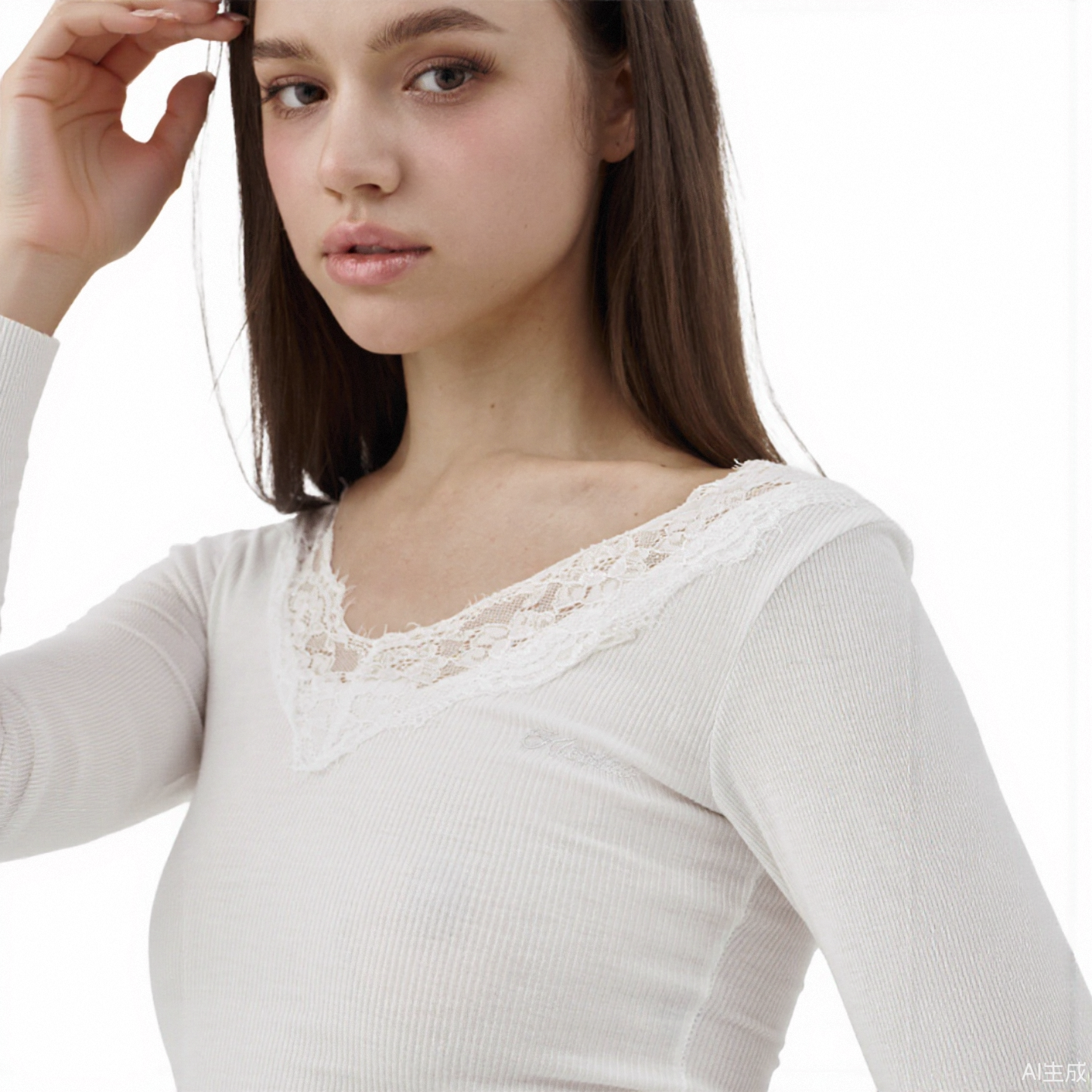 Kleesier打底上衣女长袖T恤吊带