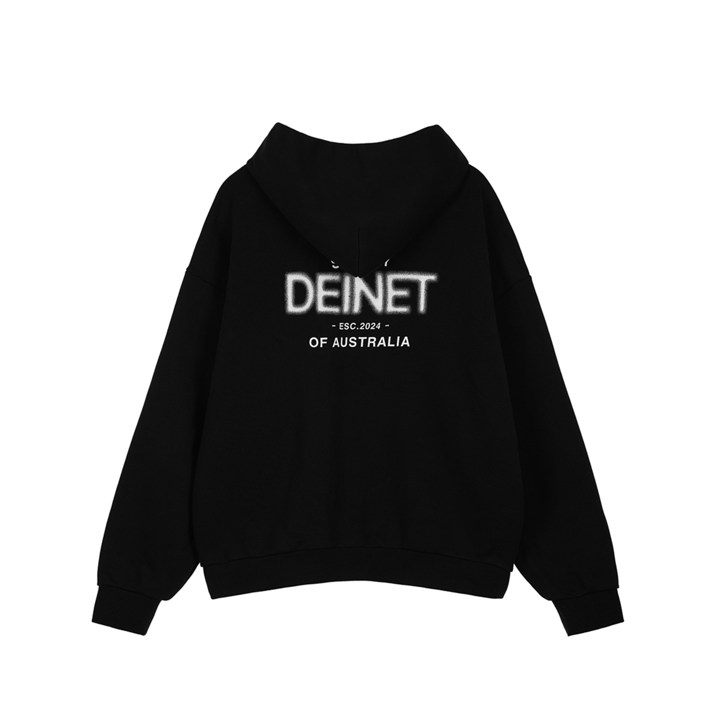 韩国代购字母印花连帽开衫卫衣女