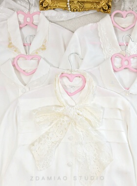 ZDAMIAO日本制古着日系中古vintage复古刺绣系带简约百搭白衬衫