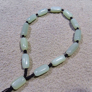 和田玉手把件绳挂绳 高档把件挂绳子 翡翠玉器手把件绳手绳链