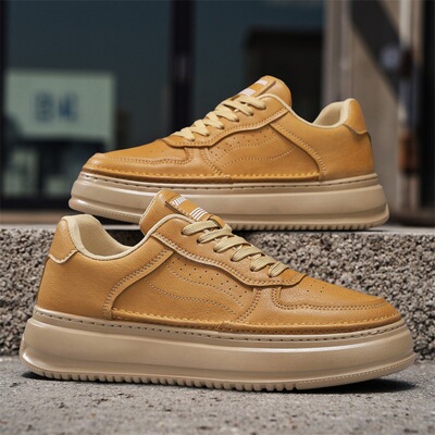 2025年秋冬季男士新款潮流时尚圆头百搭日常休闲舒适新款男款板鞋