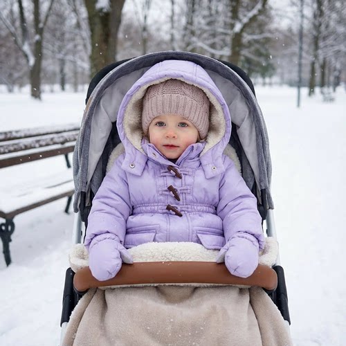 【现货】美国OLD NAVY女童女婴女宝冬季加厚连帽牛角棉服