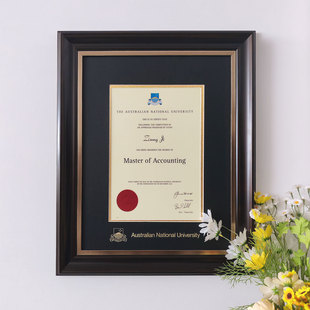 毕业证书A4荣誉证书装裱框可挂墙展示画作收藏营业执照防尘装裱框