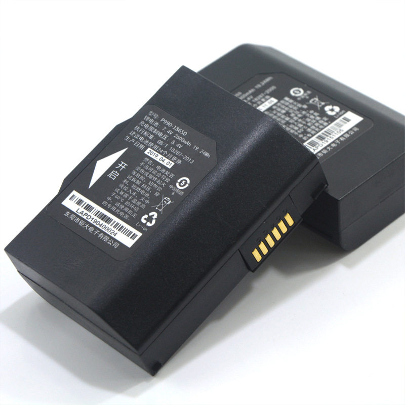 适用刷卡机京东巴枪PDA机联迪P990电池警务通LANDIp990-18650电池