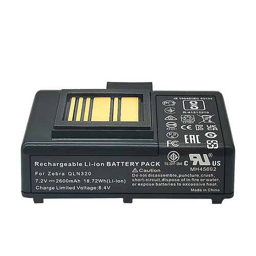 适用于ZEBRA 斑马QLN220 QLN320 ZQ500 ZQ510 ZQ520打印机电池