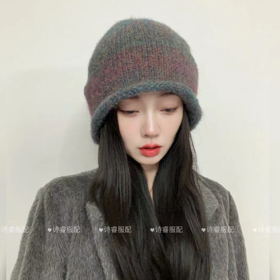 帽子女冬季堆堆帽韩版拼色百搭显脸小月子帽抽绳ins保暖包头帽潮,服饰配件/皮带/帽子/围巾,帽子,淘宝优惠券,粉丝福利购,淘宝优惠卷