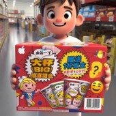 香港产日清出前一丁BIG大杯面惊喜组合盲盒送面或公仔方便面泡面