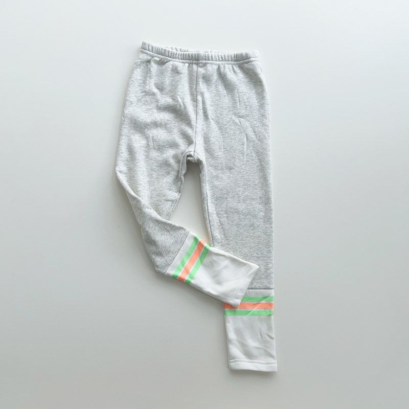 特价韩单RO/EM尾货130-160女童秋冬抓绒打底裤靴裤中大童