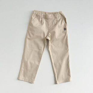 小熊锥形裤 原单TW尾货110 长裤 休闲裤 百搭甜维尼 160男童春季