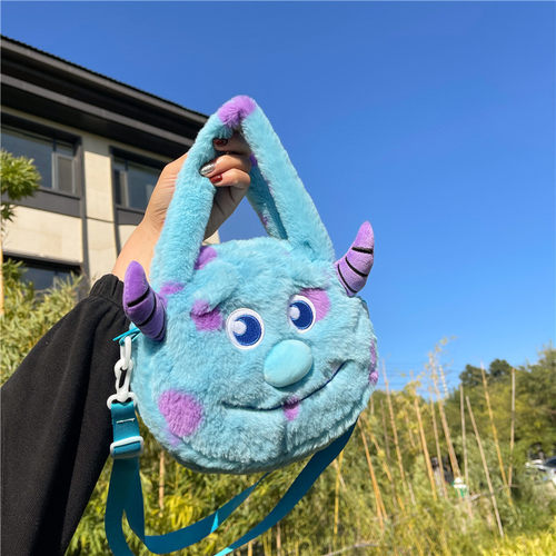 手提包苏利文小少女卡通毛绒包