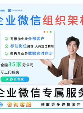 【企业微信官方】企业微信组织架构搭建教学功能通讯录设置