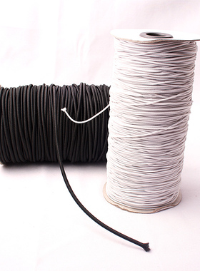 圆松紧带绑绳 粗橡筋绳躺椅绑绳 儿童跳皮筋 裤腰橡皮筋 线