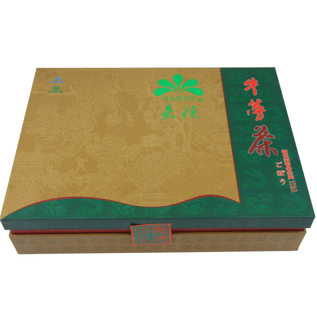 嘉德牛蒡茶山东苍山牛膀养生茶礼盒送嘉德杯正品