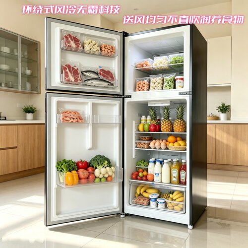 297升双门节能家用冰箱风冷无霜