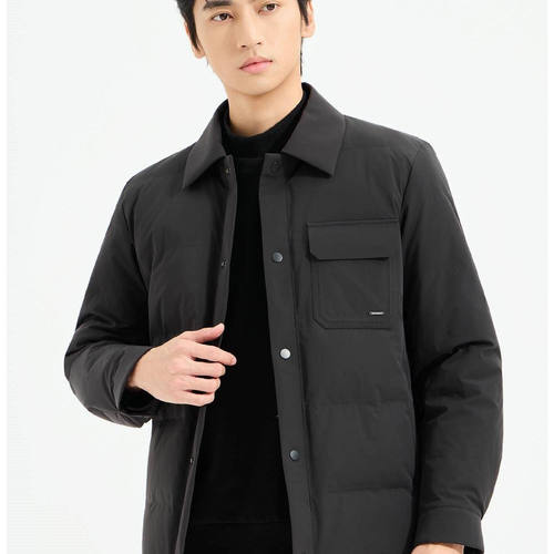 Q5DBR1012Y 1011Y利家男装冬季新款休闲商务时尚翻领轻薄羽绒服