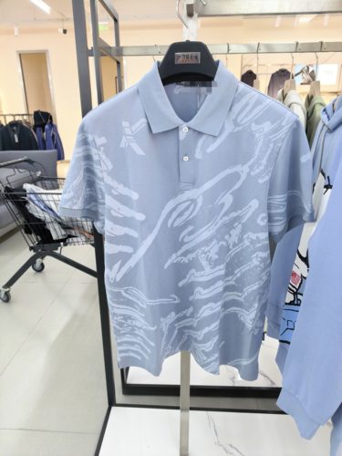 JT2B22647九家夏季男装新款商务休闲翻领短袖polo衫