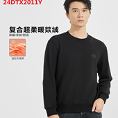 长袖 24DTX2021Y T恤男圆领加厚卫衣 0011Y利家男装 冬季 2011Y 6011