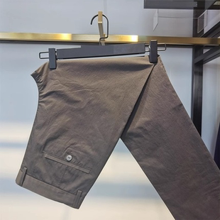 利家夏新款休闲商务修身垂顺免烫抗皱透气时尚弹力裤子时尚