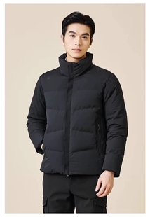 新款 时尚 保暖舒适商务立领休闲羽绒服男 0011A利家冬季 23DRF0012A