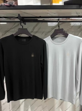 PUTG3160秋冬莫代尔长袖T恤男士圆领休闲套装裤子加上衣