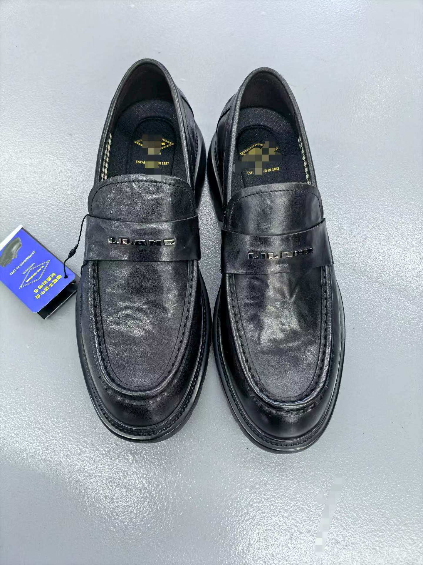 24DXL10401利家男鞋真皮秋冬季透气懒人一脚蹬休闲皮鞋乐福鞋,流行男鞋,休闲皮鞋,淘宝优惠券,粉丝福利购,淘宝优惠卷