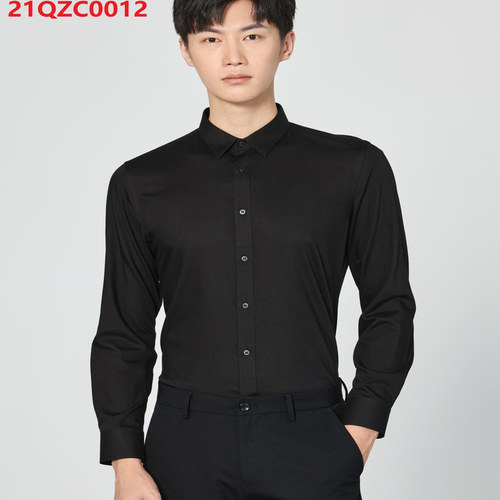 21QZC0012Y 0013 0014 0016利家男装秋款商务正装翻领长袖衬衣男
