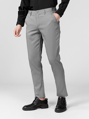 利家男装夏季薄款商务休闲裤男士中腰小脚高弹力20XXK00602 00603