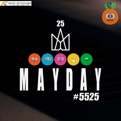 MAYDAY五月天车贴5525应援汽车电动车车身行李箱装饰反光贴防水贴