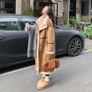 现货！羊羔毛长外套289-6893-P225  k328图片