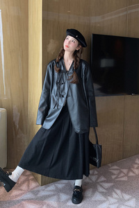 【24秋款现货】风盘扣皮衣外套289-6852-P145控198图片
