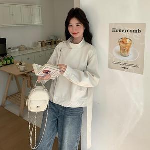 独特超好看米白色短款立领风衣外套女春2025新款又a又飒工装夹克
