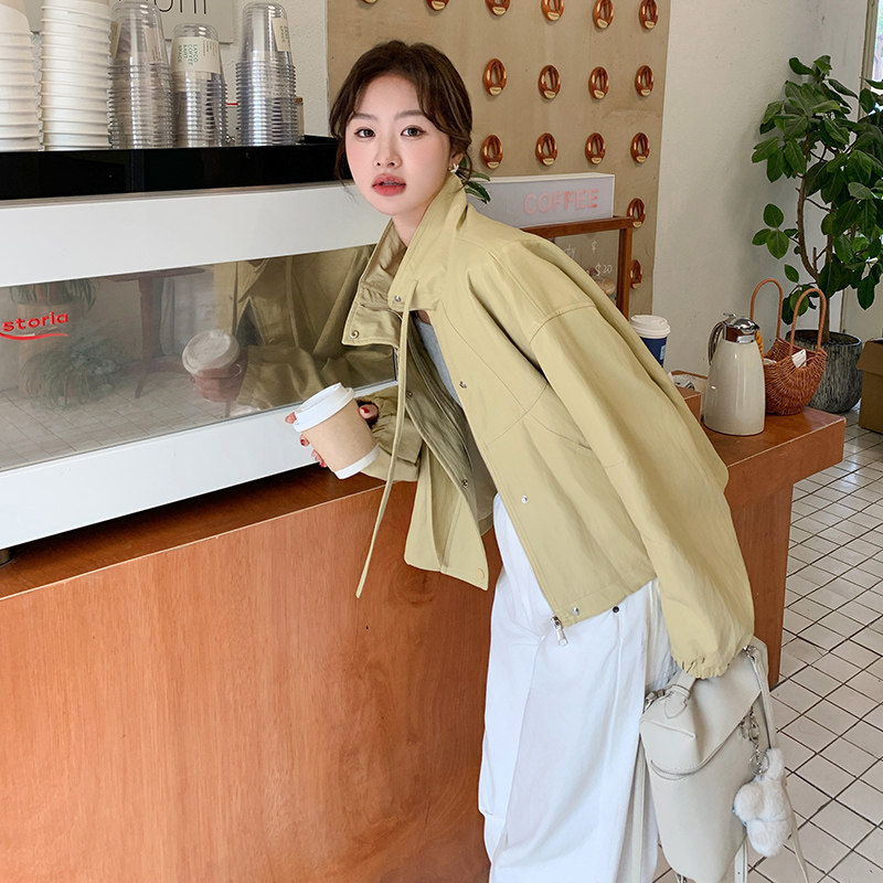 【现货】25新款！抽绳皮衣短外套289-6913-P145K218,女装皮衣,浙宝289
