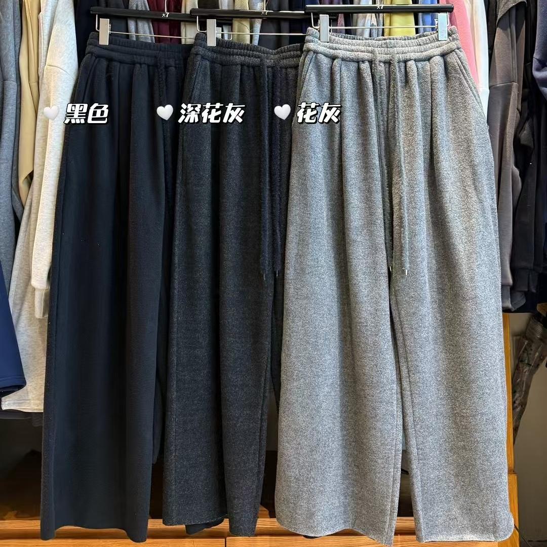 大7女装77330冬季加绒阔腿长裤