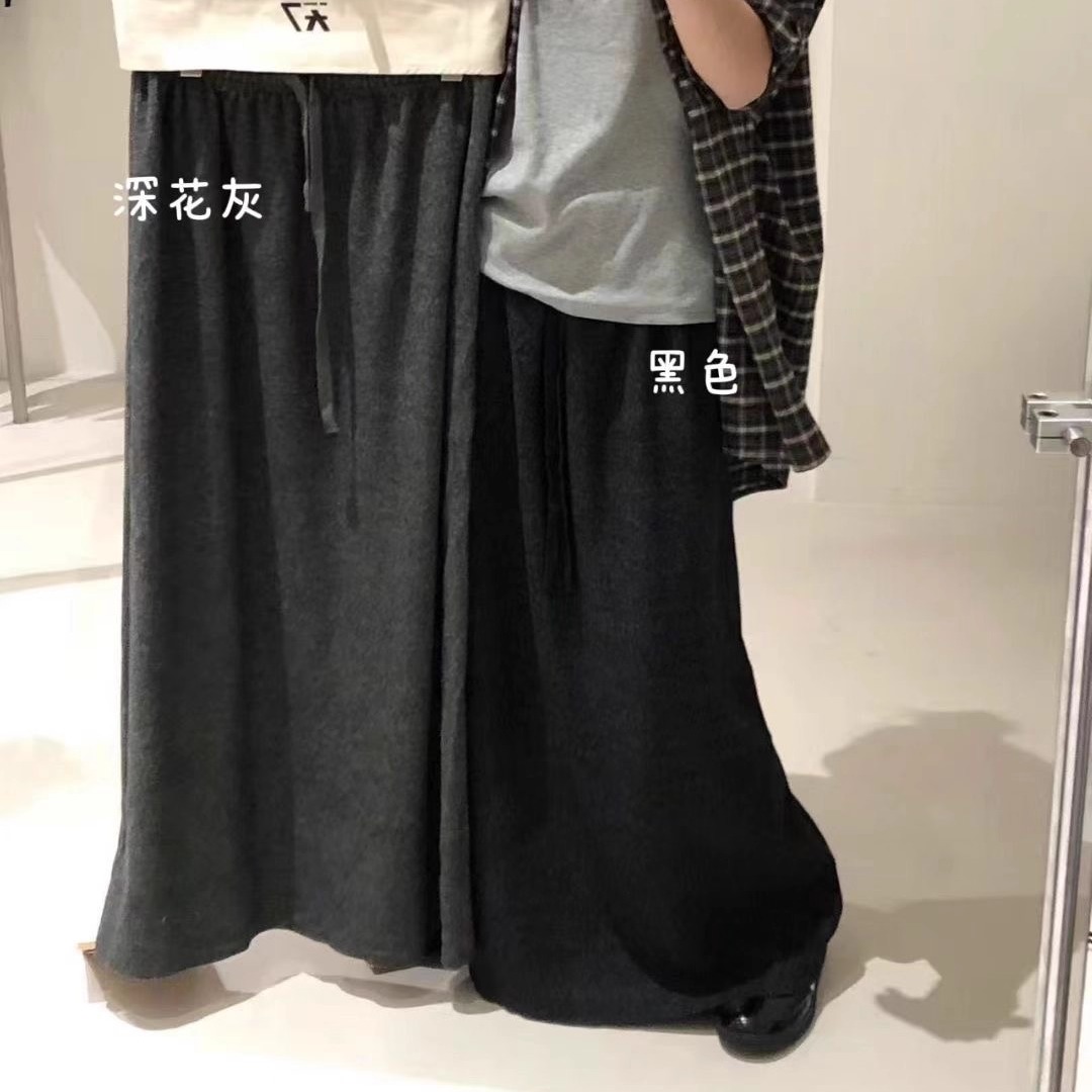 宽松大码胖mm休闲百搭半身长裙