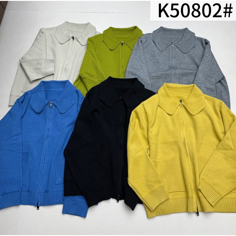 胖mm慵懒休闲风针织开衫毛衣外套