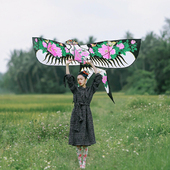 大号沙燕风筝大人专用专业级潍坊高档纸鸢国朝风青花瓷拍照道具