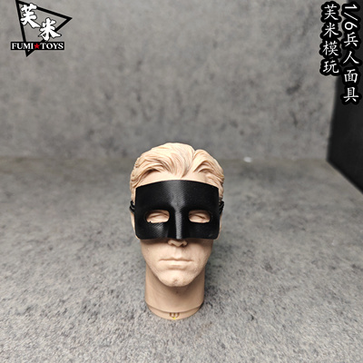 现货-NBA球星透明防护面具碳纤维 1/6兵人EB科比 詹姆斯 乔丹