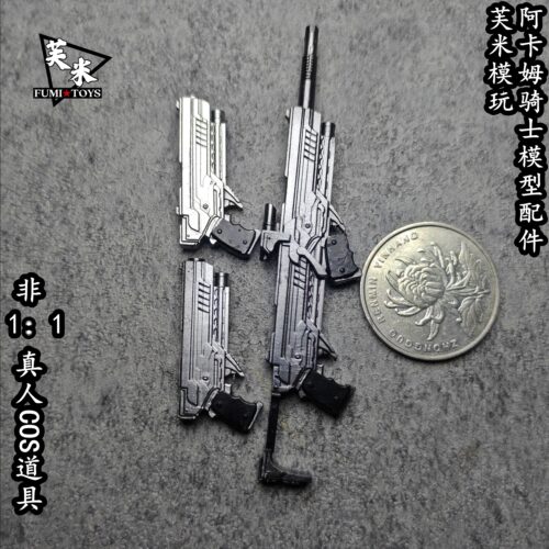 现货-海洋堂阿卡姆骑士手枪 6寸人偶 手办武器配件1/12麦克法兰