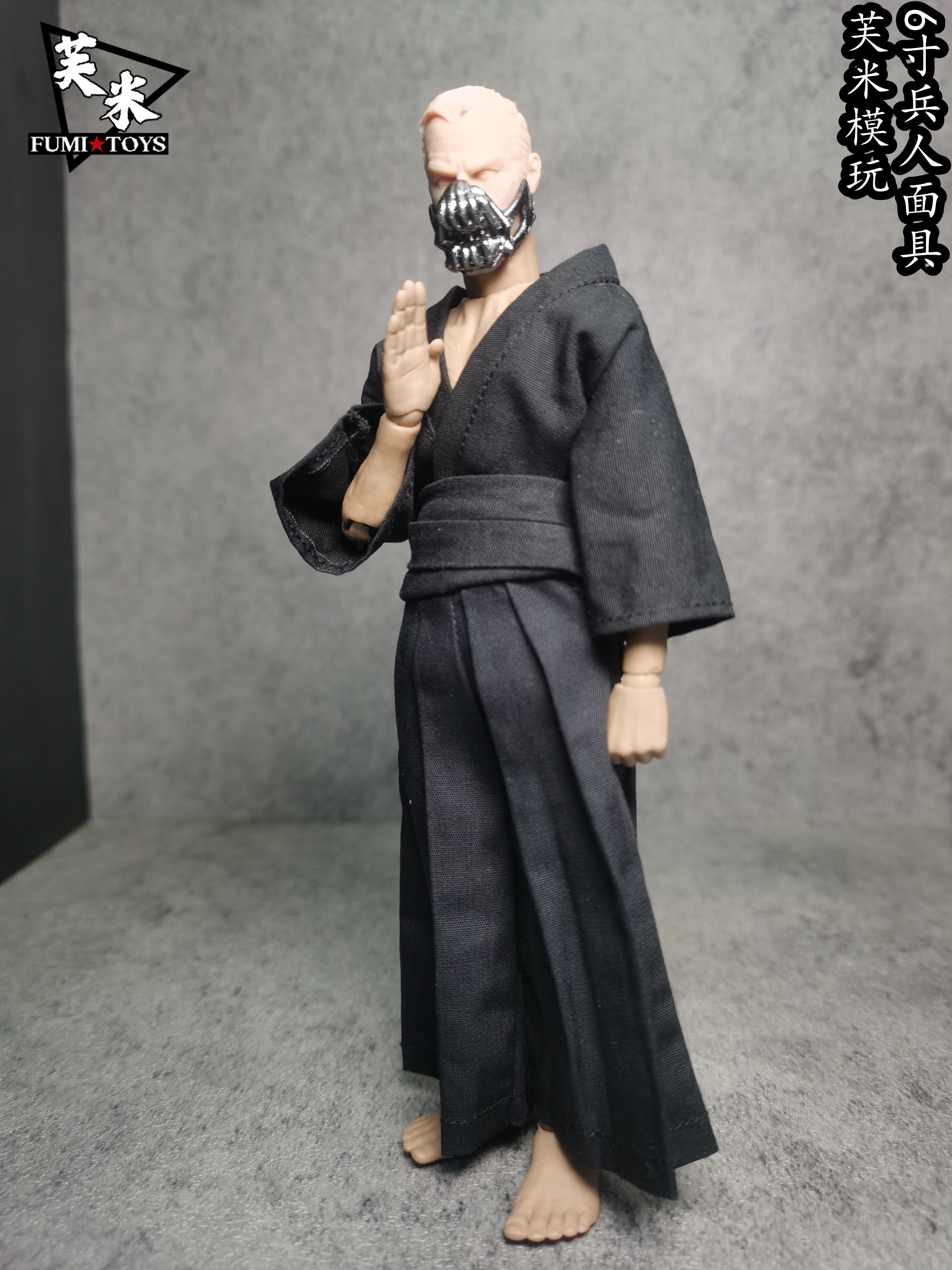 6寸蝙蝠侠贝恩面具手办模型